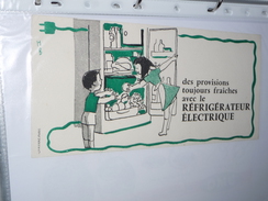 BUVARD-   Refrigerateur Electrique - Elektrizität & Gas