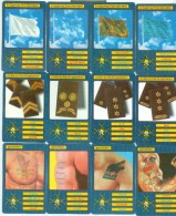 RARE * COMPLETE SET 36 TELEFOONKAARTEN * SFOR NEDERLAND FL 50,00 Soldiers On Mission LIMITED EDITION * PHONECARDS - Armée