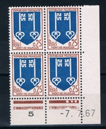N° 1469 En Bloc De 4 Coin Datée Neuf ** - 1960-1969