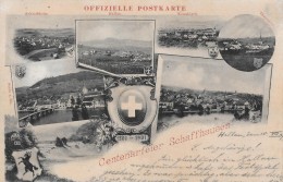 CENTENARFEIER SCHAFFAUSEN 1901 → Offizielle Mehrbild-Postkarte ►sehr Selten Angeboten◄ - Andere & Zonder Classificatie