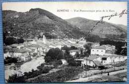 SUMENE - VUE PANORAMIQUE PRISE DE LA GARE - Sumène