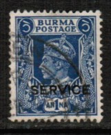 BURMA  Scott # O 31  VF USED - Birmanie (...-1947)