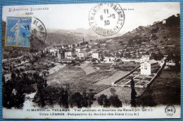 SAINT MARTIN DE VALAMAS - VUE GENERALE ET QUARTIER DU GARAIL - USINE LEGROS - PERSPECTIVE DU GERBIER DES JONCS - Saint Martin De Valamas