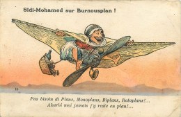 CHAGNY - ILLUSTRATEUR - SIDI MOHAMED SUR BURNOUSPLAN - AVIATION - AVION. - Chagny