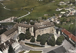 CPSM St-Alban-sur-Limagnole Vue Aérienne Ancien Château Féodal - Saint Alban Sur Limagnole