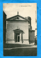 ENTRAIGUES-place Del'église--Beau Cachet Ambulant Carpentras à Sorgues-édition Brun -voyagé En 1908 - Entraigue Sur Sorgue