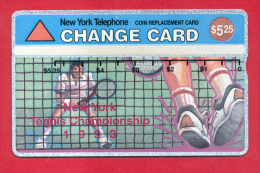 USA-NL-13 "NYC Tennis Championships 1993" CN:308A Unused - [1] Hologrammkarten (Landis & Gyr)