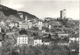 CPSM Chanac Vue Générale Prise Du Sacré-Coeur - Chanac