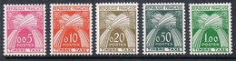 FRANCE TAXE N°90 A 94 N** - 1960-.... Mint/hinged