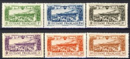 Guyane  Posta Aerea 1933 Serie N. 11-18 (manca N. 17) MNH Catalogo € 6 - Neufs