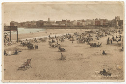 The Sands, Margate, 1929 Postcard, Postal Union Congress Stamps - Margate