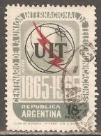 Argentina 1965 Mi# 861 Used - Centenary Of The ITU - Gebraucht