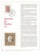 Carte Max Gold - Feuillet Or - 1890 - Journée Du Timbre - 1971-1980