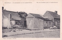 Stavele - Crombekestraat Na Het Bombardement - Rue De Crombeke Après Le Bombardement - Alveringem