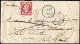 17B  80c. Rose, Obl. ANCRE S. Env., Càd Paquebot TAMPICO 18/12/62 Et Octog. CORRESP. D'ARMEES TAMPICO 19/12, Arr. - Other & Unclassified