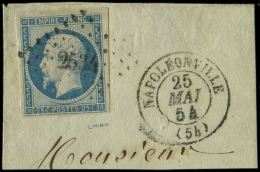 15   25c. Bleu, Obl. PC 2534 S. Fragt, Càd NAPOLEONVILLE 25/5/54, TB. M - Autres & Non Classés