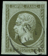 11    1c. Olive, Obl. Càd T15 19/10/( ), Frappe Légère, TTB - Autres & Non Classés