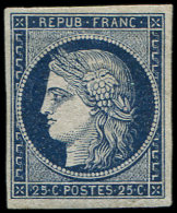 4    25c. Bleu Foncé, Grande Fraîcheur, TTB. C - Autres & Non Classés