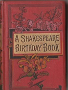 A Shakespeare Birthday Book - Other & Unclassified