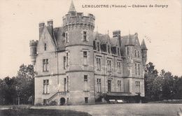 G , Cp , 86 , LENCLOÎTRE , Château De Curçay - Lencloitre
