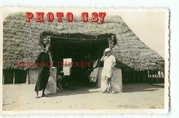 MALI - LE CAMPEMENT à YELEMANE En 1938 Et Mr REINER  < TAILLE De La VUE 7cm X 11cm - Mali