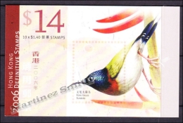 Hong Kong 2006 Yvert C1305a, Bird Fork Tailed Sunbird, Booklet - MNH - Unused Stamps