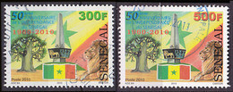 Série De 2 TP Oblitérés N° 1807/1808(Yvert) Sénégal 2010 - Indépendance Du Sénégal - Senegal (1960-...)