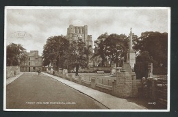 KELSO ABBEY AND WAR MEMORIAL  Obe2566 - Roxburghshire