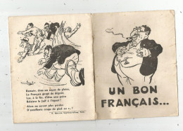 Livret De 16 Dessins ANTISEMITE , UN BON FRANCAIS..... , Ed: Maseyrie , Paris , 16 Pages , 3 Scans , Frais Fr : 1.75€ - Politique