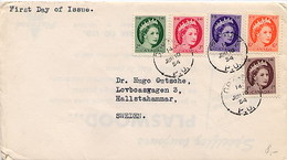 CANADA - FDC - REGINA ELISABETTA - 1952-1960