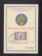 Befreiung Luxemburg Sonder-PK 1945 USA - Brieven En Documenten
