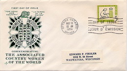 CANADA - FDC -  WOMEN OF THE WORLD - 1952-1960