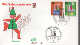 ALLEMAGNE  BERLIN  FDC   1971 Jouets   Marionnettes - Puppets