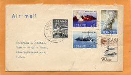 Iceland Old Cover Mailed To USA - Covers & Documents