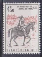 Belgique N° 1668 ** Journée Du Timbre - Courrier De La Tour Et Tassis - Dessin De Jean Fivet - 1973 - Unused Stamps