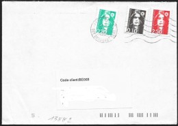 Francia/France: Lettera, Lettre, Letter - 1989-1996 Bicentenial Marianne