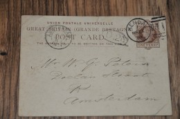 10- Post Card Kendal To Amsterdam - Oblitérés