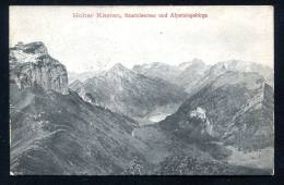 1907 - Hoher Kasten - Sämbtisersee Und  Alpsteingebirge.  Timbre Affranchie De WEISSBAD - Suisse - Weissbad 