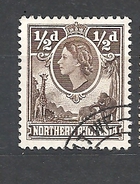 RHODESIA DEL NORD   1953 H.R.H. The Queen Elizabeth II USED - Northern Rhodesia (...-1963)