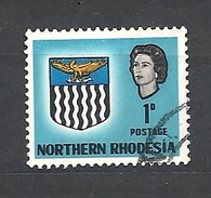 RHODESIA DEL NORD    1963 Coat Of Arms    USED - Northern Rhodesia (...-1963)