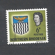 RHODESIA DEL NORD    1963 Coat Of Arms    USED - Rhodésie Du Nord (...-1963)