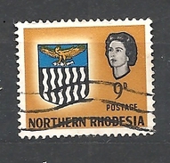 RHODESIA DEL NORD    1963 Coat Of Arms    USED - Rhodésie Du Nord (...-1963)