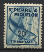 SPM. TIMBRE TAXE - N° Yvert 35** - Timbres-taxe