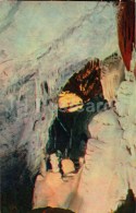 Delcampe - Canyon . Accsess To The Tbilisi Hall - New Athos Cave - Novyi Afon - Abkhazia - Turist - 1976 - Georgia USSR - Unused - Georgien