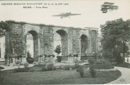 Delcampe - 51 - Marne - Reims - Grande Semaine D' Aviation De Champagne - Porte Mars - Epernay