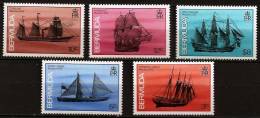 BERMUDES Bateaux, Voiliers, Ship, YVERT N°471/75. MNH, ** - Bateaux