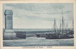 Netherlands PPC Loodsenmonument En Haven - Delfzijl Uitg. K. Harmanny, Delfzijl 15206 (2 Scans) - Delfzijl