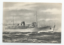 Bateau Paquebot Ss Pace Service Express Europe Cypre Israel - Steamers