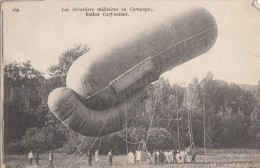 Transports - Militaria - Aérostiers Militaires En Campagne - Ballon Cerf-Volant - Balloons