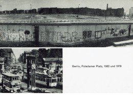 BERLIN-POTSDAMER PLATZ 1932 UND 1979-CHECKPOINT CHARLIE-DIE MAUER - Muro Di Berlino